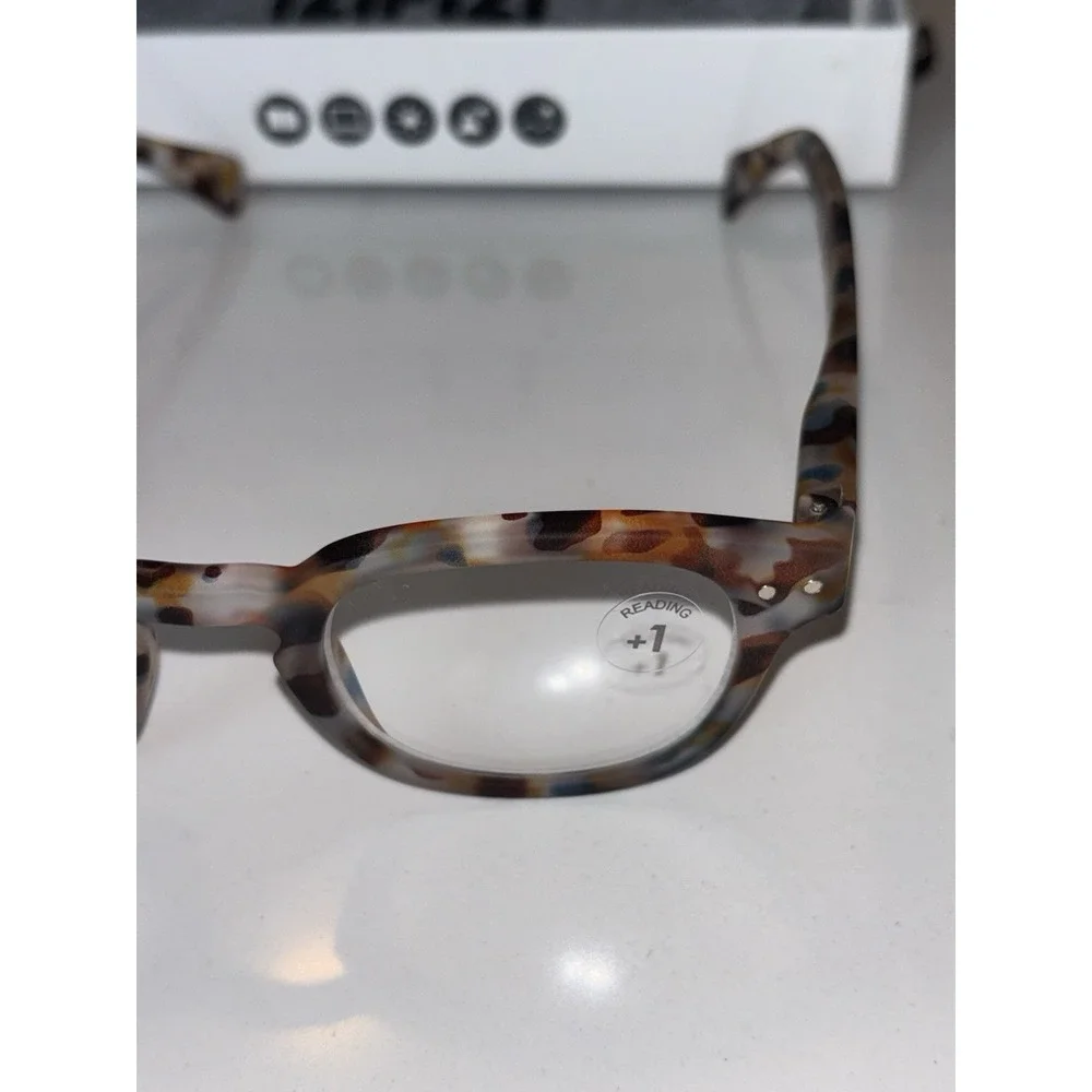 Izipizi Blue Tortoise Occhiali Da Lettura Reading Glasses #C 1.0 NIB